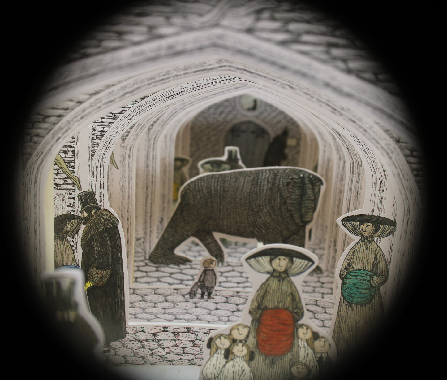 Edward Gorey, The Tunnel Calamity, Magic Windows Book